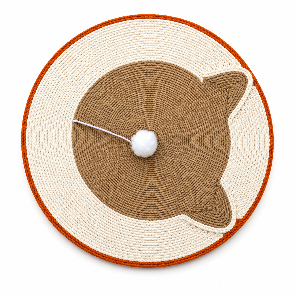 Macskafej alakú kaparószőnyeg macskáknak (44 cm)
