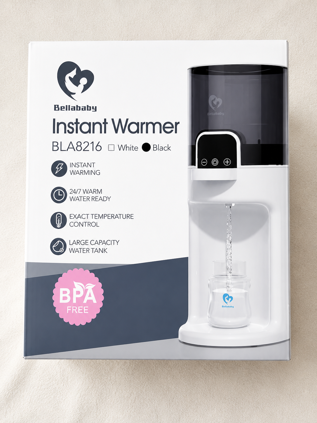 Bellababy Instant Warmer BLA8216 – Azonnali bébiétel- és cumisüveg vízmelegítő