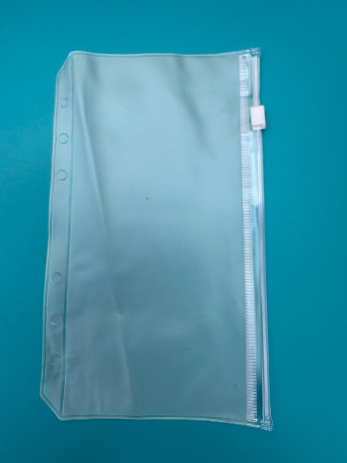 6 lyukas cipzáras binder tasak (A5 cash envelope)