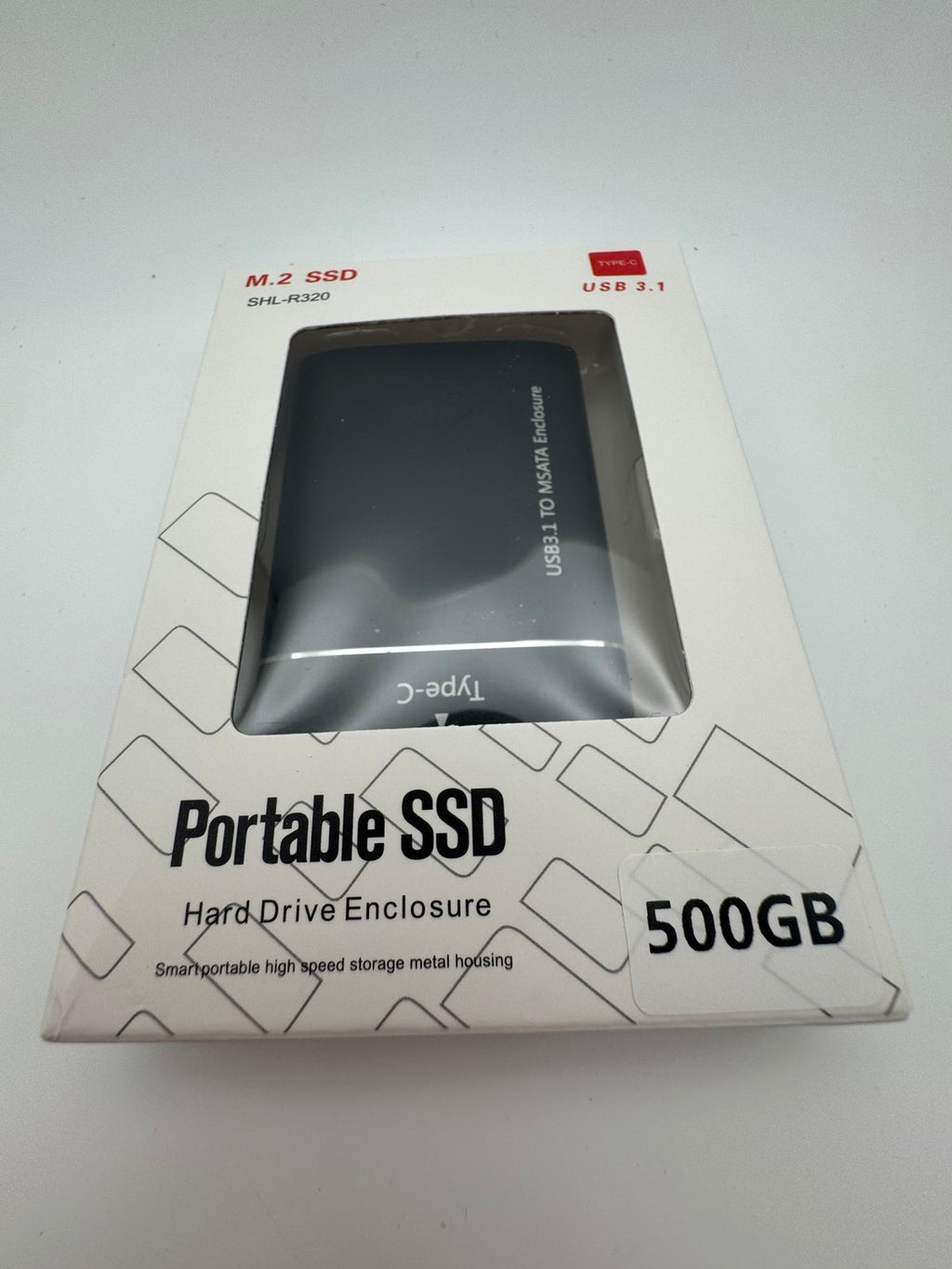 USB 3.1 Type-C M.2/mSATA SSD Külső Ház