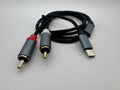USB-C – 2 RCA Audio/Video Kábel
